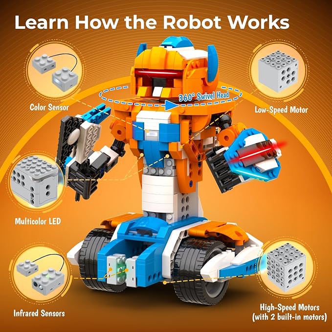 Apitor 12-in-1 STEMロボット組み立てキット - Stem Robot Building Kit Coding のレビューと価格